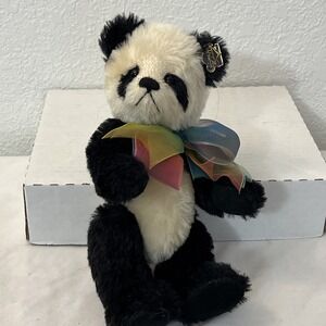 Rare Annette Funicello panda bear limited edition VTG Jointed Collectible Pin